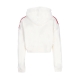 felpa leggera cappuccio corta donna hoodie x thebe magugu OWHITE