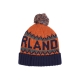 cappello pom pom uomo knit in cuffed beanie RUST