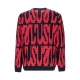 maglione uomo digi sweater BLACK/RED