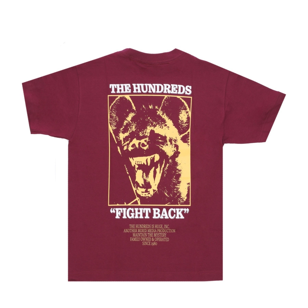 maglietta uomo raging tee BURGUNDY