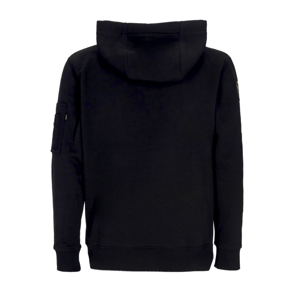 felpa leggera cappuccio uomo nasa voyager hoodie BLACK/BLACK