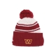 cappello pom pom uomo nfl sideline sport knit wascom CHROME WHITE/ORIGINAL TEAM COLORS