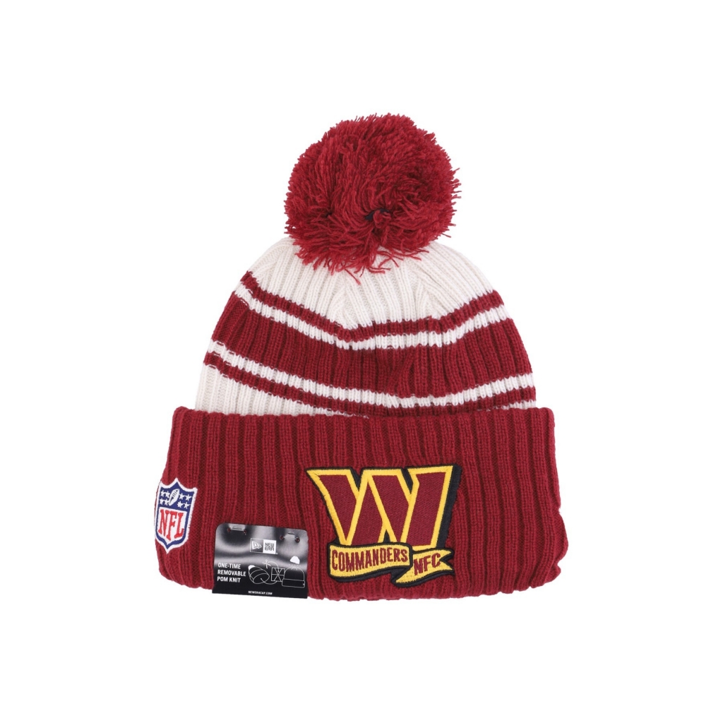 cappello pom pom uomo nfl sideline sport knit wascom CHROME WHITE/ORIGINAL TEAM COLORS