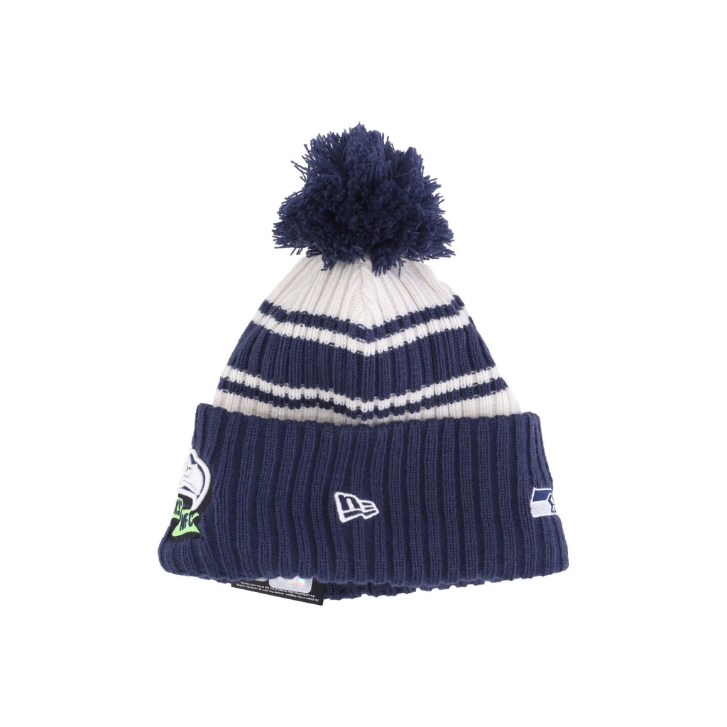 cappello pom pom uomo nfl sideline sport knit seasea CHROME WHITE/ORIGINAL TEAM COLORS