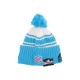 cappello pom pom uomo nfl sideline sport knit carpan CHROME WHITE/ORIGINAL TEAM COLORS