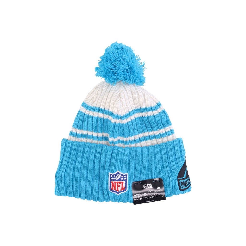 cappello pom pom uomo nfl sideline sport knit carpan CHROME WHITE/ORIGINAL TEAM COLORS