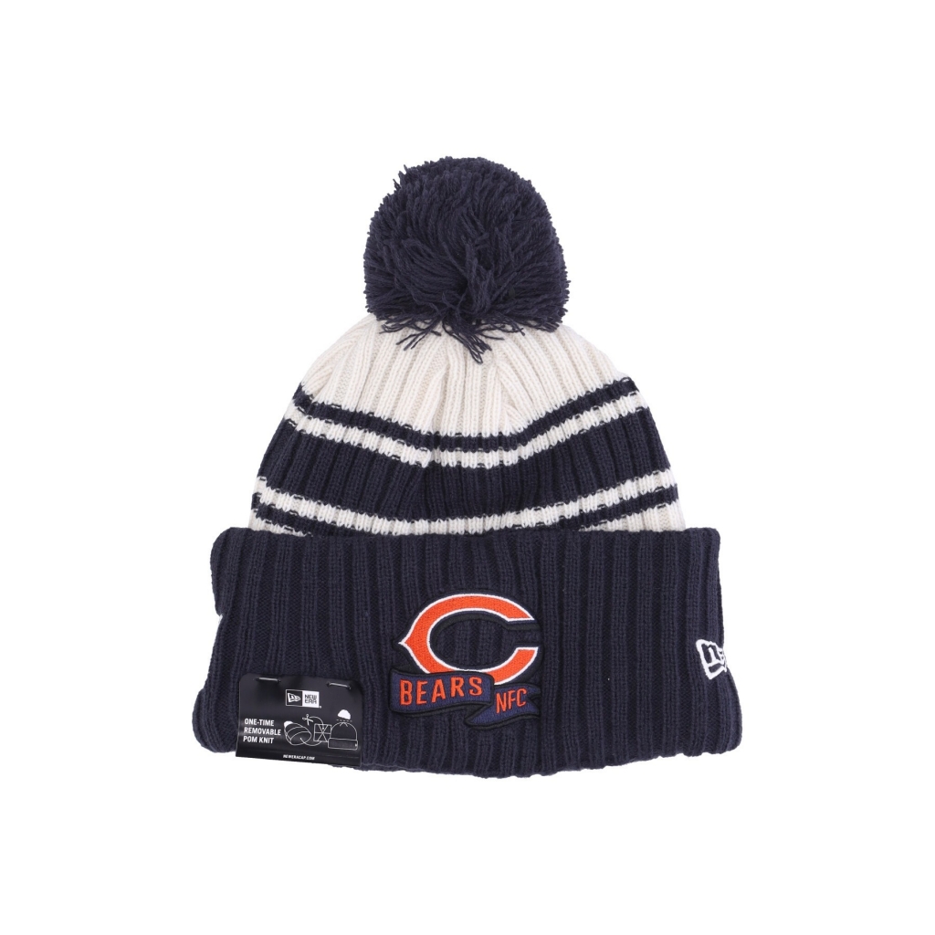 cappello pom pom uomo nfl sideline sport knit chibea CHROME WHITE/ORIGINAL TEAM COLORS