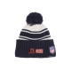 cappello pom pom uomo nfl sideline sport knit chibea CHROME WHITE/ORIGINAL TEAM COLORS