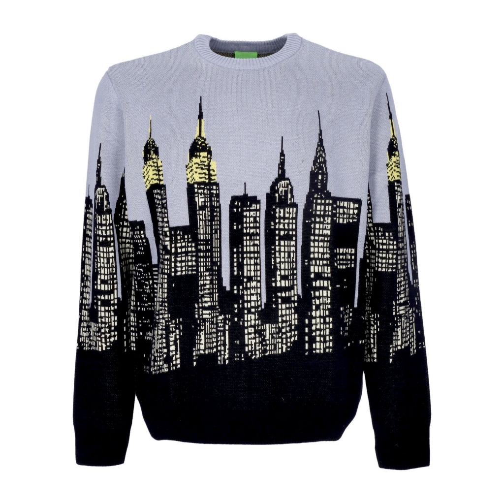 maglione uomo skyline crew sweater LIGHT BLUE