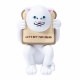 toys uomo lets get this bread vinyl figure WHITE