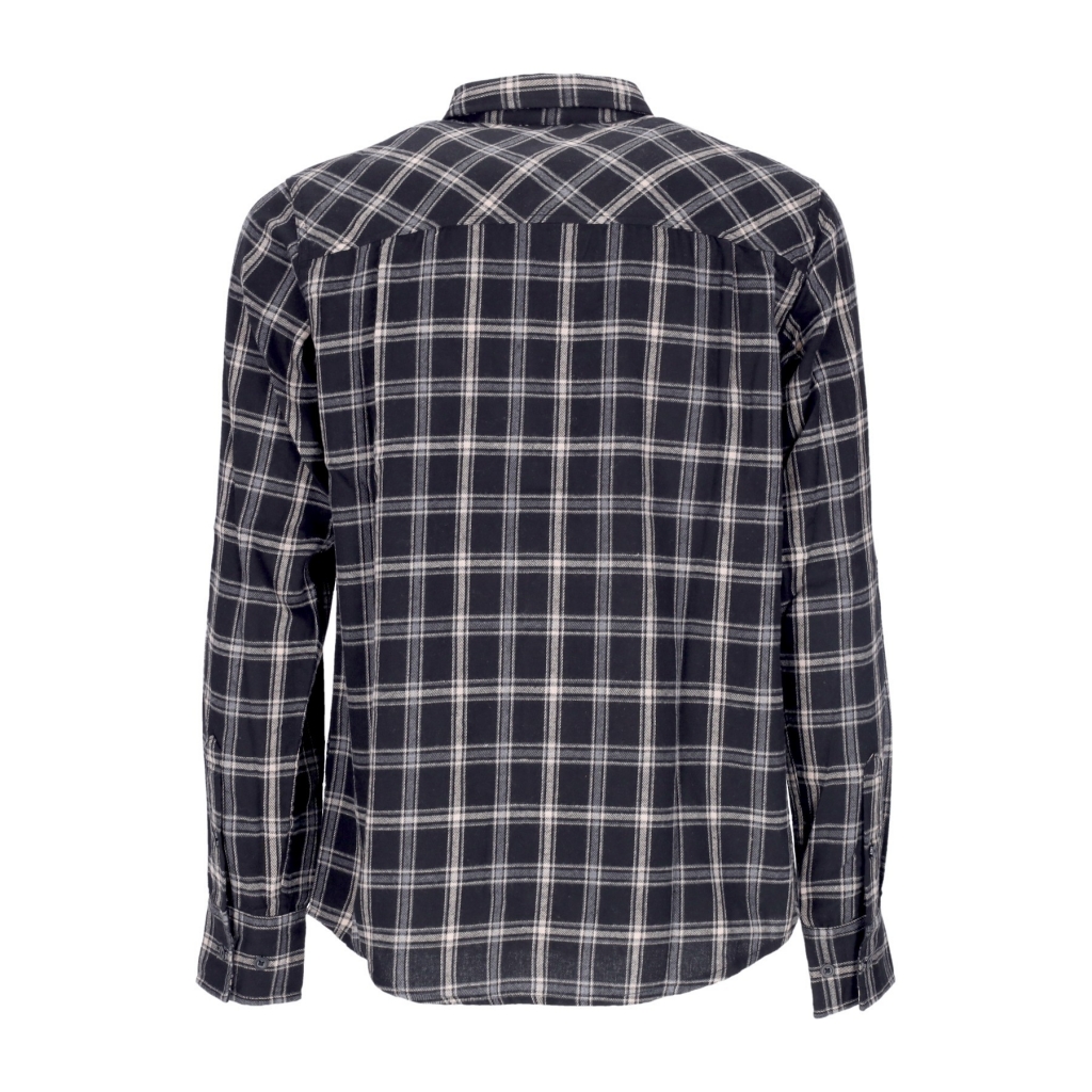 camicia manica lunga uomo apex l/s shirt BLACK CHECK