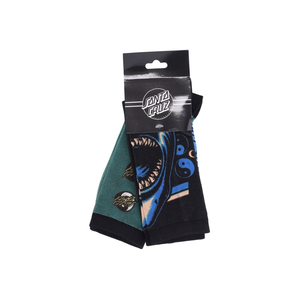 calza media uomo shark trip sock  2 pack MULTI