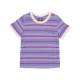 maglietta donna mini mono hand ringer tee VIOLET STRIPE