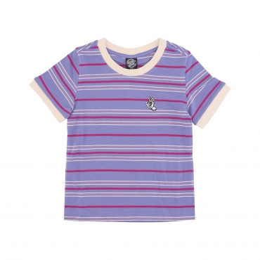 maglietta donna mini mono hand ringer tee VIOLET STRIPE