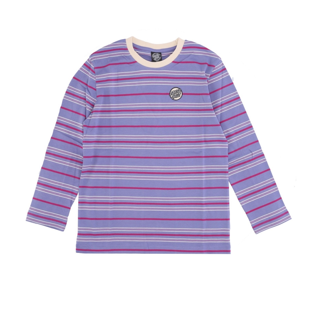 maglietta manica lunga donna other dot chest l/s tee VIOLET STRIPE