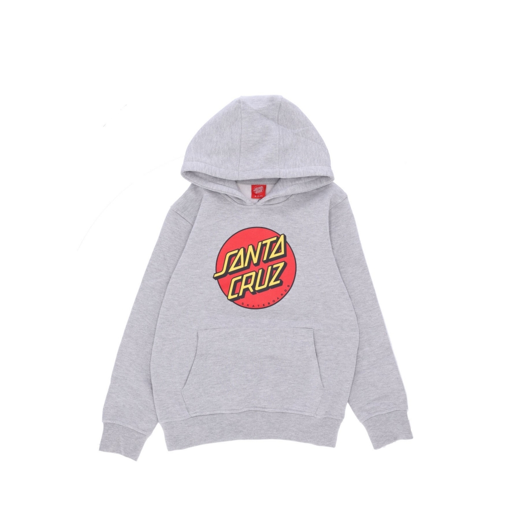 felpa cappuccio ragazzo classic dot hood HEATHER GREY