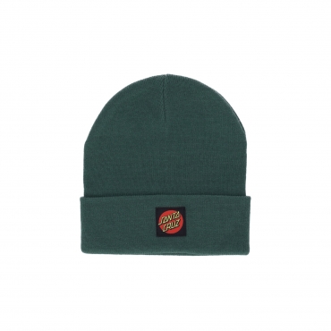 cappello uomo classic label beanie MINERAL GREEN