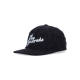 cappellino visiera piatta uomo cooper cord snapback BLACK