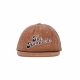 cappellino visiera piatta uomo cooper cord snapback BROWN