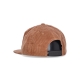 cappellino visiera piatta uomo cooper cord snapback BROWN