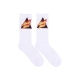 calza media uomo flamed not a dot sock WHITE