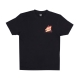 maglietta uomo flamed not a dot tee BLACK