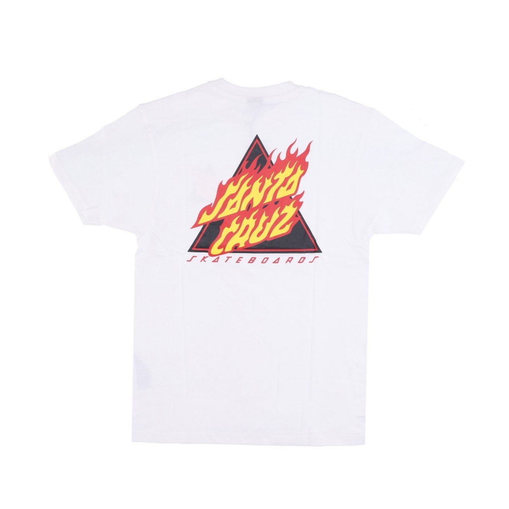 maglietta uomo flamed not a dot tee WHITE