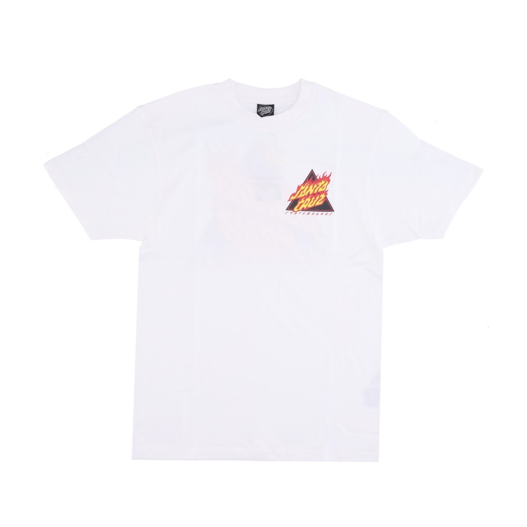 maglietta uomo flamed not a dot tee WHITE