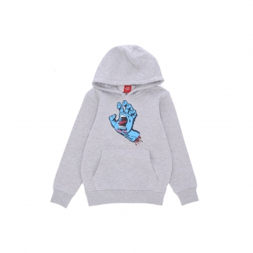 felpa cappuccio ragazzo screaming hand hood HEATHER GREY