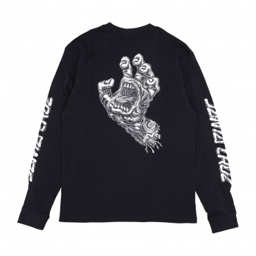 maglietta manica lunga uomo alive hand l/s tee BLACK