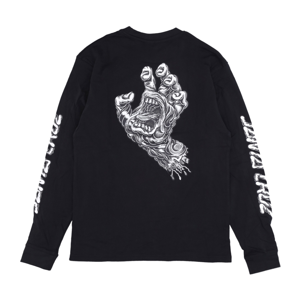 maglietta manica lunga uomo alive hand l/s tee BLACK