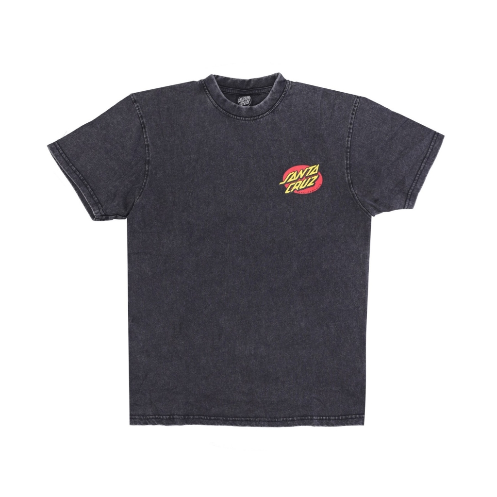 maglietta uomo street creep hand tee BLACK ACID WASH