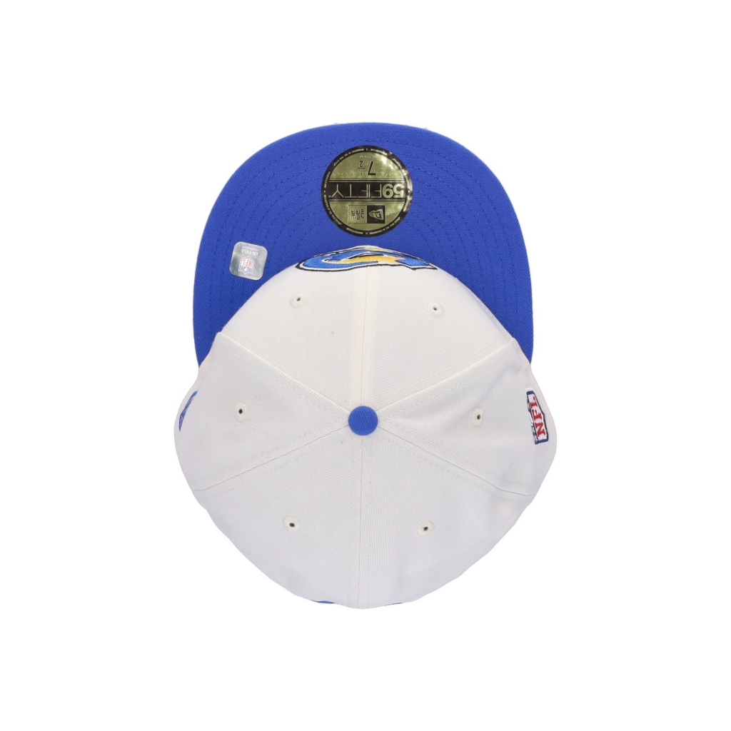 cappellino visiera piatta uomo nfl sideline 5950 losram CHROME WHITE/ORIGINAL TEAM COLORS