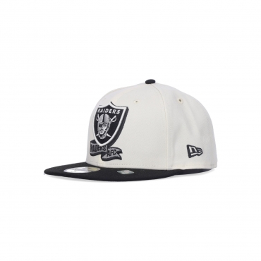 cappellino visiera piatta uomo nfl sideline 5950 lasrai CHROME WHITE/ORIGINAL TEAM COLORS