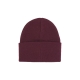 cappello uomo icon patch cuff beanie BEETROOT