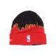 cappello uomo nba tip off knit atlhaw BLACK/ORIGINAL TEAM COLORS