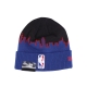 cappello uomo nba tip off knit logo BLACK