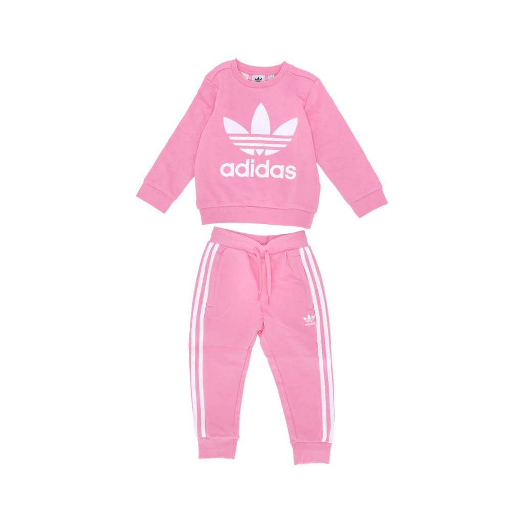 completo tuta bambina crew set BLISS PINK