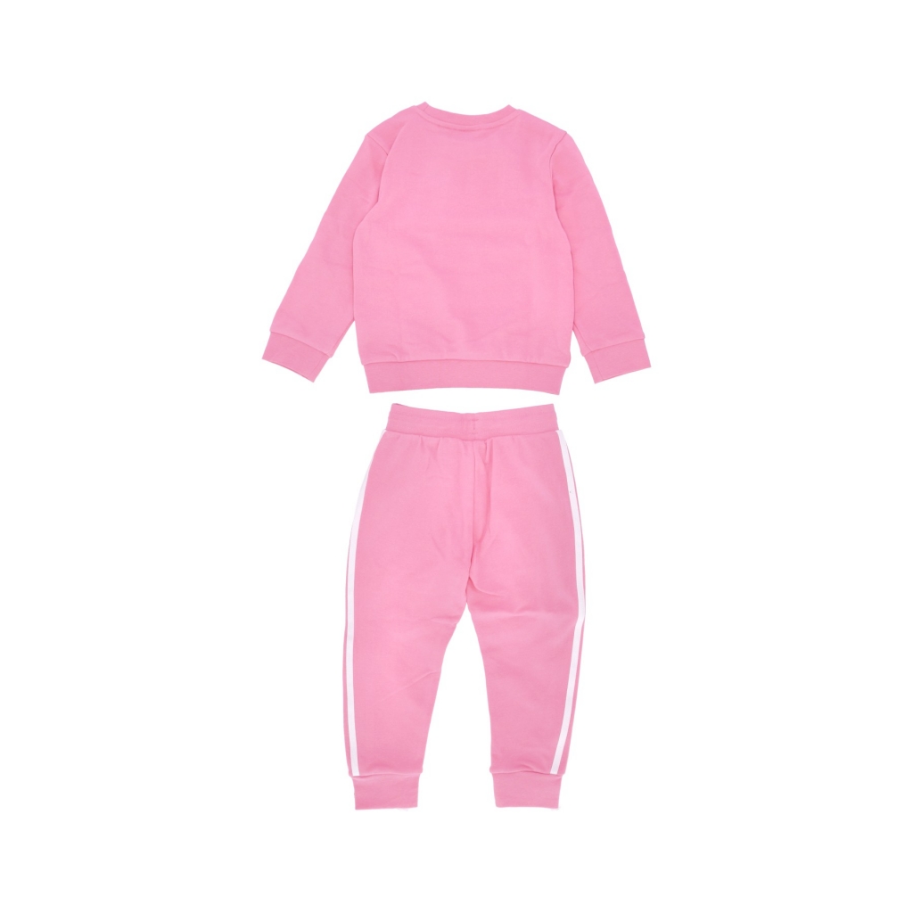 completo tuta bambina crew set BLISS PINK