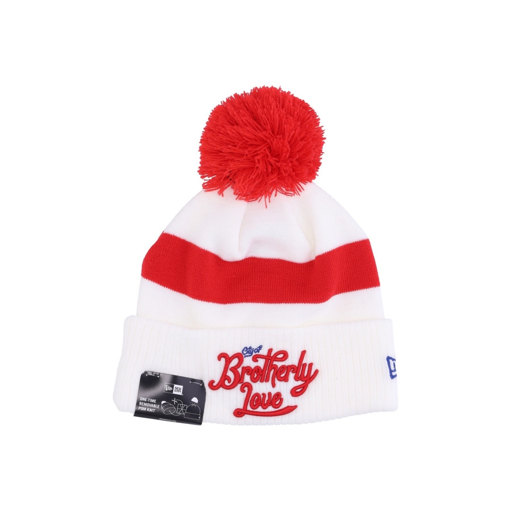 cappello pom pom uomo nba city night knit phi76e ORIGINAL TEAM COLORS