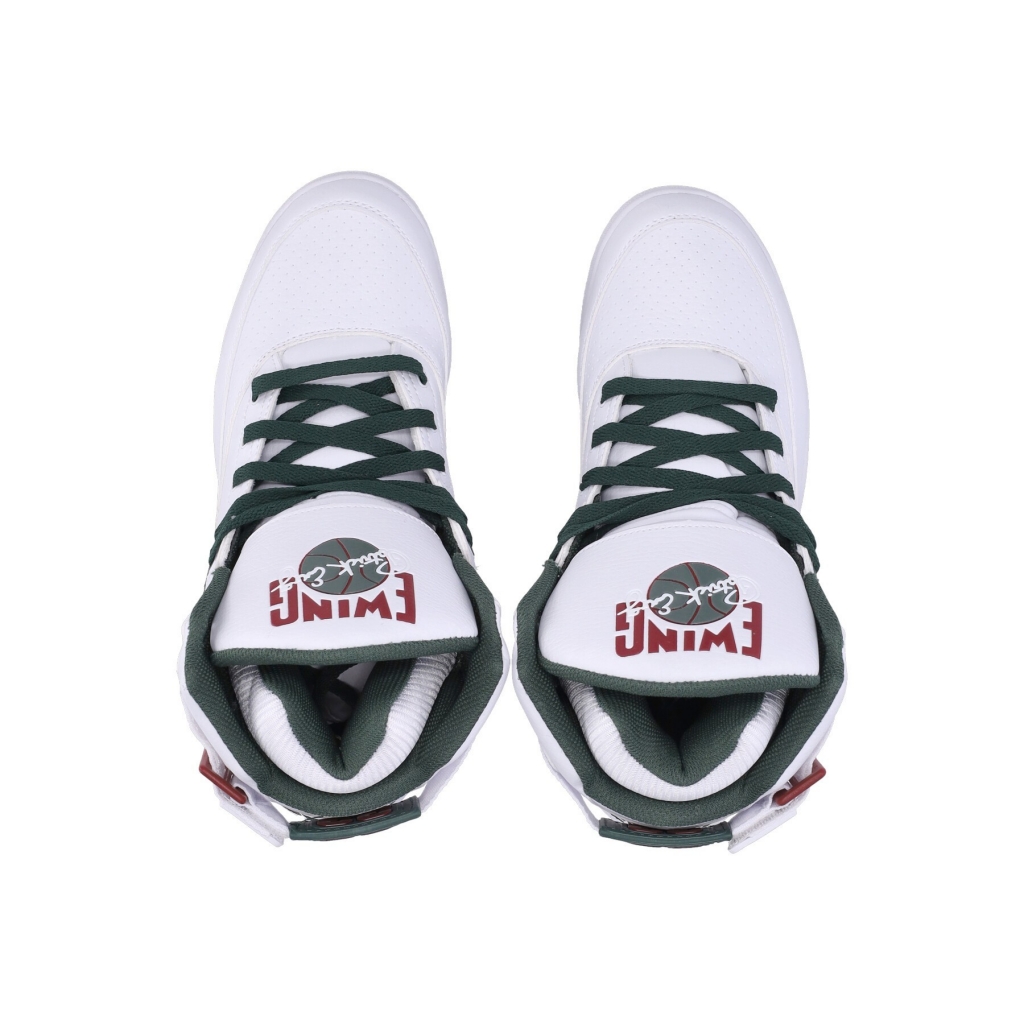 scarpa basket uomo ewing 33 hi pu WHITE/SYCAMORE/BIKING RED