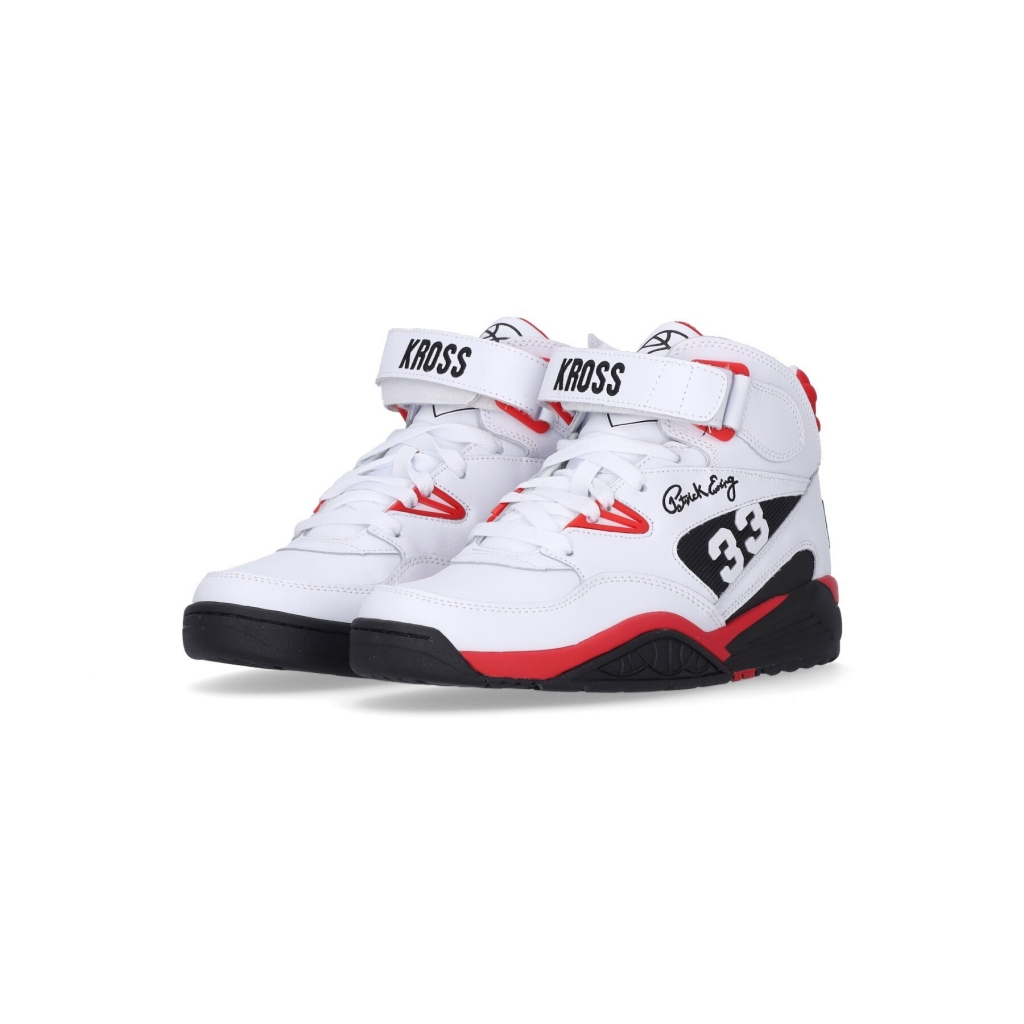 scarpa basket uomo ewing kross WHITE/BLACK/RED