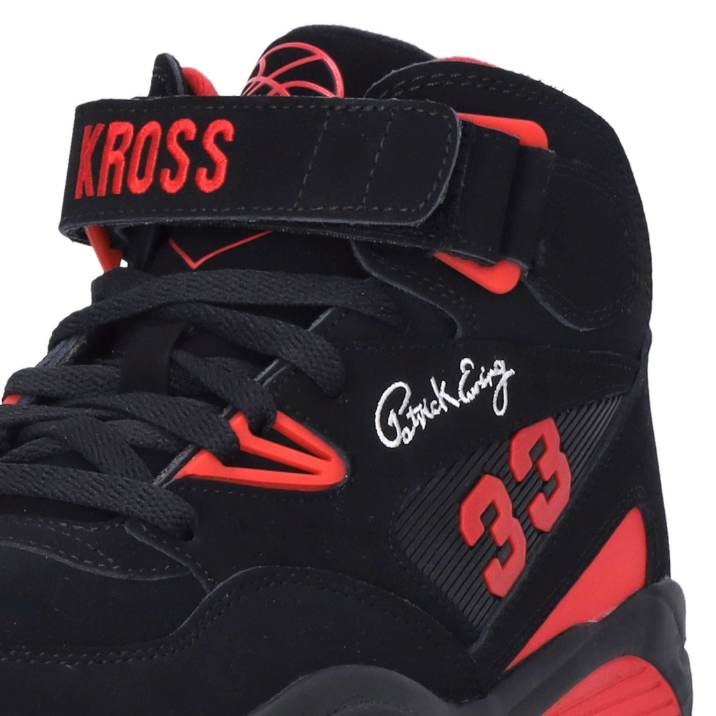 scarpa basket uomo ewing kross BLACK/RED