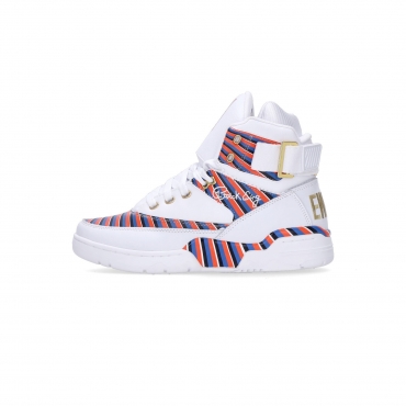 scarpa basket uomo ewing 33 hi radiate x tom sandford WHISPER WHITE/PRINCE BLUE/RED ORANGE