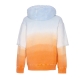 felpa leggera cappuccio uomo double hoodie x triple j CYAN/ORANGE