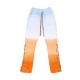 pantalone tuta leggero uomo degrade flare pants x triple j CYAN/ORANGE