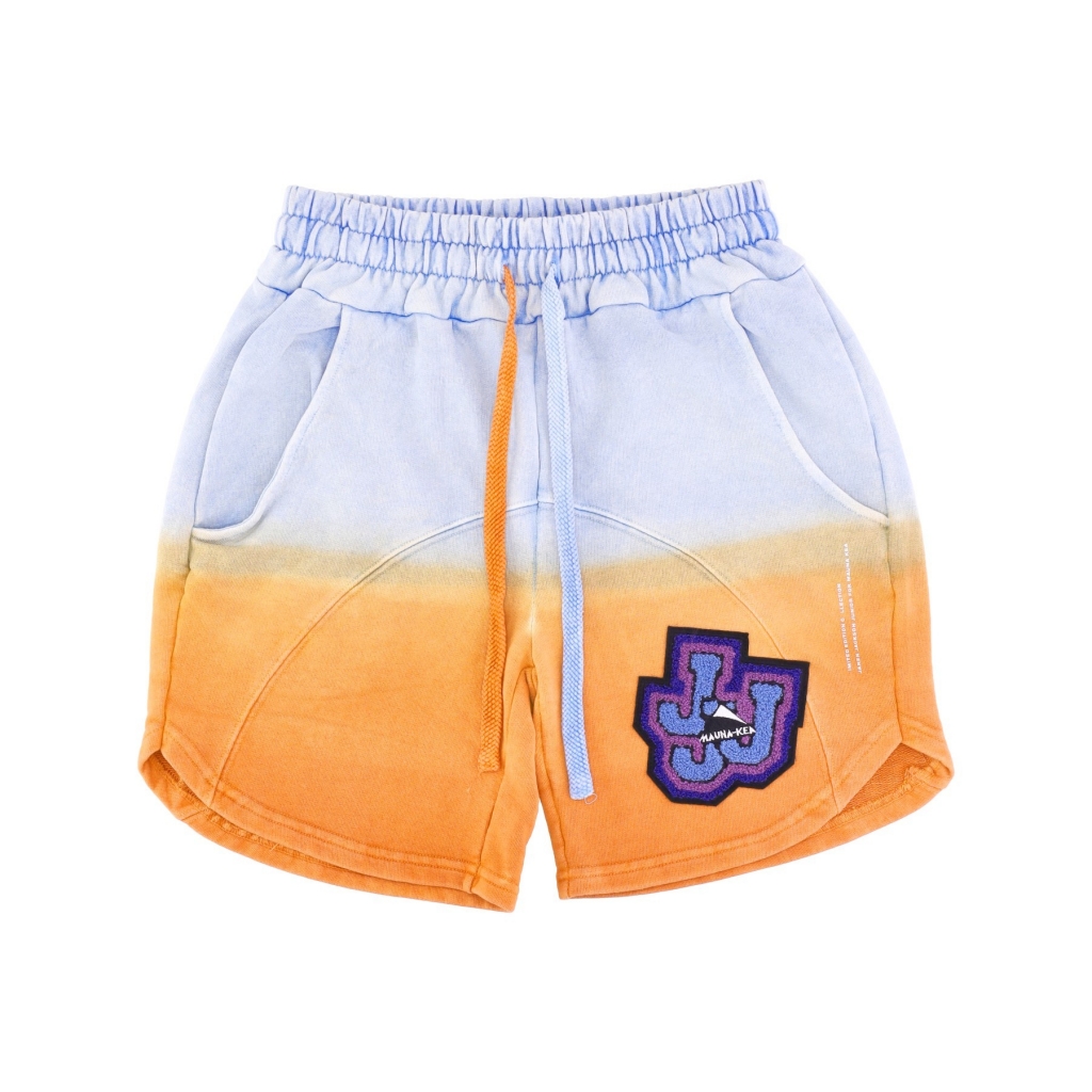 pantalone corto tuta uomo degrade short pants x triple j CYAN/ORANGE