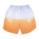 pantalone corto tuta uomo degrade short pants x triple j CYAN/ORANGE