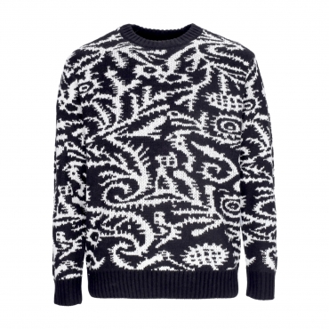 maglione uomo magnolia crew sweater BLACK MULTI