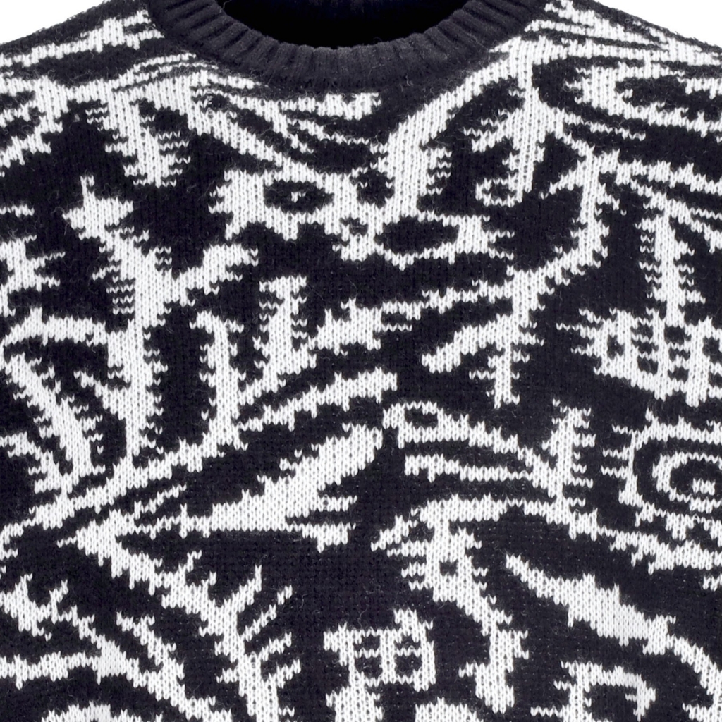 maglione uomo magnolia crew sweater BLACK MULTI